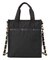 CHAIN MINI N/S TOTE ブラックチェーンキルト