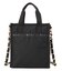 CHAIN MINI N/S TOTE ブラックチェーンキルト