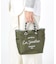 MEDIUM 2 WAY TOTE ２ウェイダークオリーブスクリプト