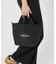 SM REVERSIBLE PKT TOTE 2ウェイブラック/ニュートラルレオパード