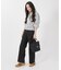 SM REVERSIBLE PKT TOTE 2ウェイブラック/ニュートラルレオパード