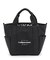 SM REVERSIBLE PKT TOTE 2ウェイブラック/ニュートラルレオパード
