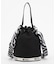 DRAWSTRING BUCKET XBODY ノワールゼブラ