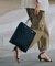 CHAIN N/S TOTE ブラックチェーンキルト