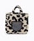 SMALL TWO WAY DENIM TOTE ブラックデニム/レオパードシェルパ