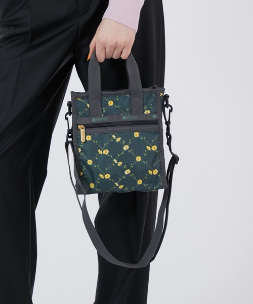 MINI N/S TOTE デイジークロスグリーン｜レスポートサックの 