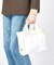 SMALL TWO WAY DENIM TOTE ホワイトデニム/クリームシェルパ