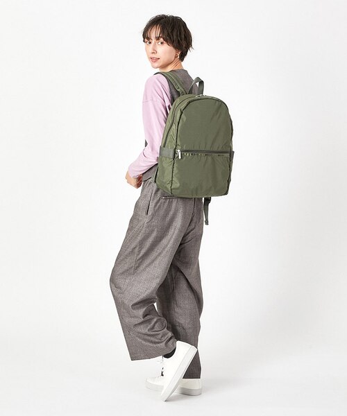 CARRIER BACKPACK ダークオリーブ ｜レスポートサックのアウトレット