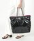 LARGE 2 WAY TOTE ２ウェイパープル/ブラックシャイン