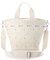 BUCKET TOTE W PEARLS2 サンドバーパール