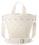 BUCKET TOTE W PEARLS2 サンドバーパール