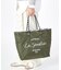 LARGE 2 WAY TOTE ２ウェイダークオリーブスクリプト