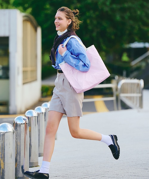 LG REVERSIBLE TOTE 2ウェイピンクシャイン/サンダー