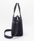 QUILT ZIP TOTE ネイビーブルーキルト
