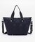 QUILT ZIP TOTE ネイビーブルーキルト