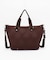 QUILT ZIP TOTE チョコレートブラウンキルト