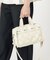 MINI DUFFLE W PEARLS サンドバーパール