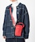 MINI PHONE CROSSBODY ロージーレッド