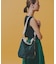 CONVERTIBLE BUCKET BAG ミッドナイトグリーン/サンドバー