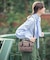 SQUARE TH CROSSBODY アップタウンダークチョコ/ブラック