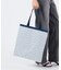 LARGE EMERALD TOTE マリンロゴボーダー