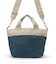 SMALL BUCKET TOTE ブルーインディゴ/ベージュ