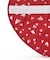 HEART WRISTLET レッドミニハーツホワイト