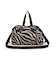 E/W CITY DRAWSTRING BAG  アップタウンラフィアゼブラ/ブラック