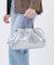 E/W CITY DRAWSTRING BAG  アップタウンシルバーシャイン/シルバー