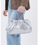 E/W CITY DRAWSTRING BAG  アップタウンシルバーシャイン/シルバー