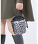 SM DRAWSTRING BUCKET ニュートラルレオパード/ブラック