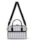 SQUARE TH CROSSBODY アップタウンモノチェック/ブラック