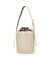 MED BELT DRAWST TOTE エクリュムーンラフィア