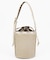 MED BELT DRAWST TOTE エクリュムーンラフィア