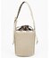MED BELT DRAWST TOTE エクリュムーンラフィア