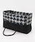 LARGE 2 WAY TOTE 2ウェイブラック/ベージュハウンズトゥース