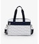 EVERYDAY SM SATCHEL マリンロゴボーダー