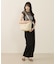 MED BAMBOO TOTE W/ST エクリュムーンラフィア