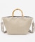 MED BAMBOO TOTE W/ST エクリュムーンラフィア