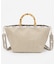 MED BAMBOO TOTE W/ST エクリュムーンラフィア