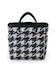 MEDIUM 2 WAY TOTE 2ウェイブラック/ベージュハウンズトゥース