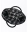 MEDIUM 2 WAY TOTE 2ウェイブラック/ベージュハウンズトゥース