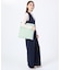 LARGE EMERALD TOTE フロスティグリーン/サンダー