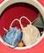 MED DRAWSTRING BAG エクリュムーンラフィア