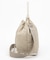 MED DRAWSTRING BAG エクリュムーンラフィア