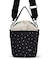 SM DRAWSTRING BUCKET ブリスドットアイボリー/グリーンコード