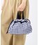 E/W CITY DRAWSTRING BAG  アップタウンギンガム/ブラック
