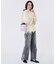 SM DRAWSTRING BUCKET ライラックグレー/サンドバーコード