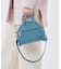 ROUND SM SATCHEL ブルーインディゴ