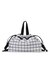 E/W CITY DRAWSTRING BAG  アップタウンモノチェック/ブラック